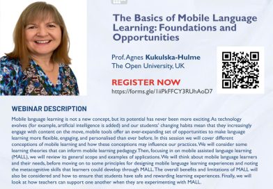 Webinar: The Basics of Mobile Language Learning: Foundations and Opportunities